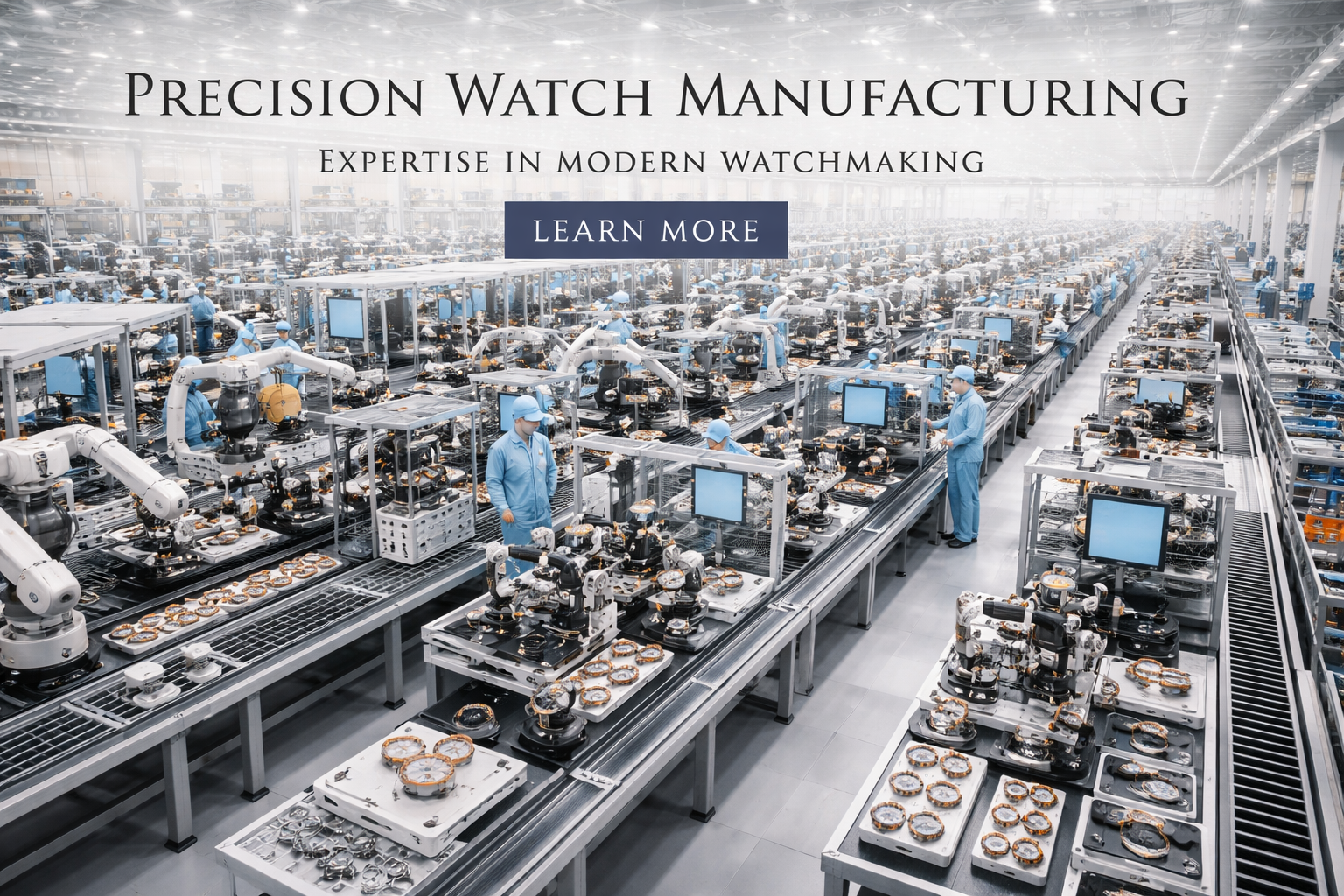 Watch manufacturing facility overview