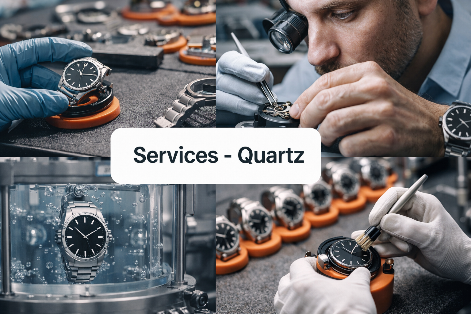 Quartz watch manufacturing